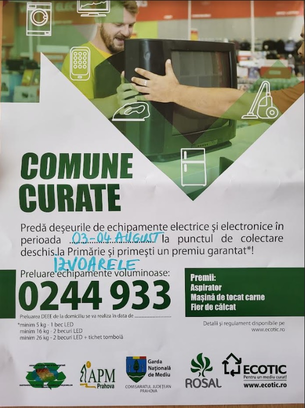 Anunt comune curate Izvoarele
